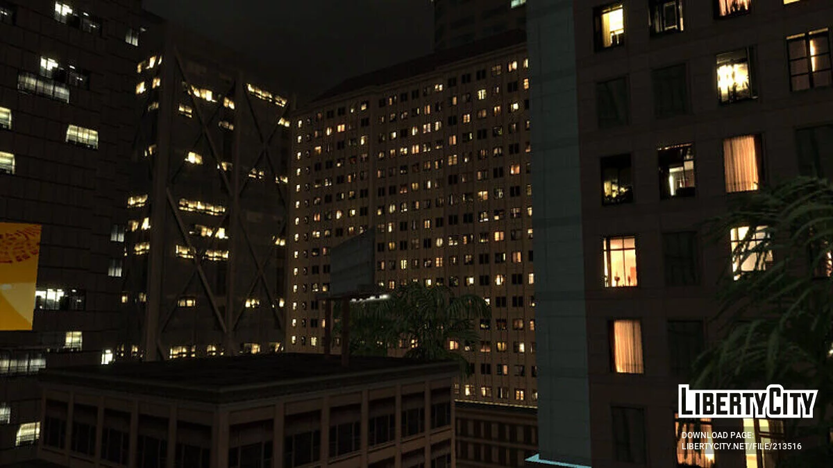 LS Şehir Merkezi Gece Pencereleri / GTA San Andreas