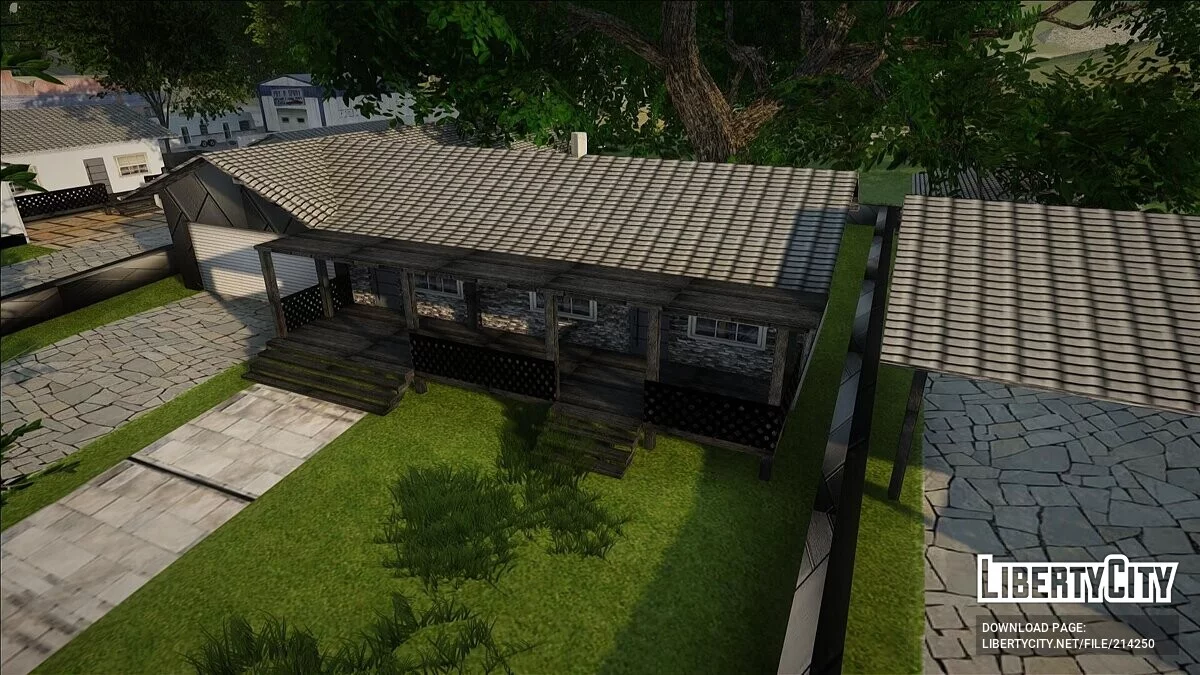 New textures of the house in Dillimore / GTA San Andreas