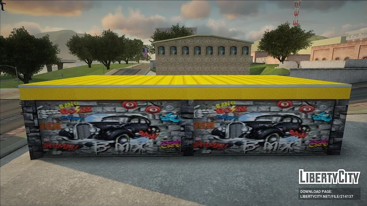 Tekstur Baru Garasi Terbengkalai di San Fierro / GTA San Andreas