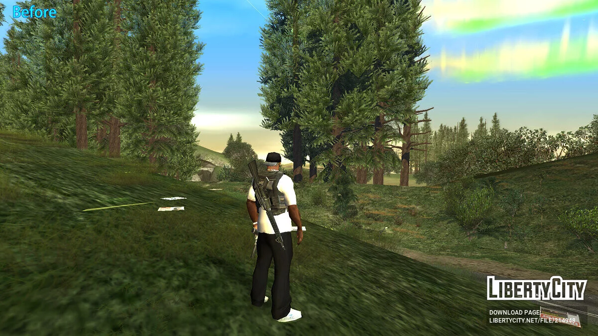 BSOR Vegetation Mod - Dynamic Lighting Version / GTA San Andreas