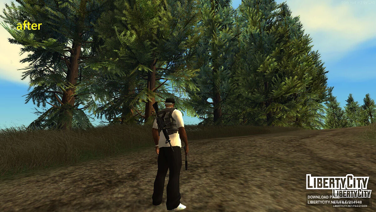 BSOR Vegetation Mod - Dynamic Lighting Version / GTA San Andreas