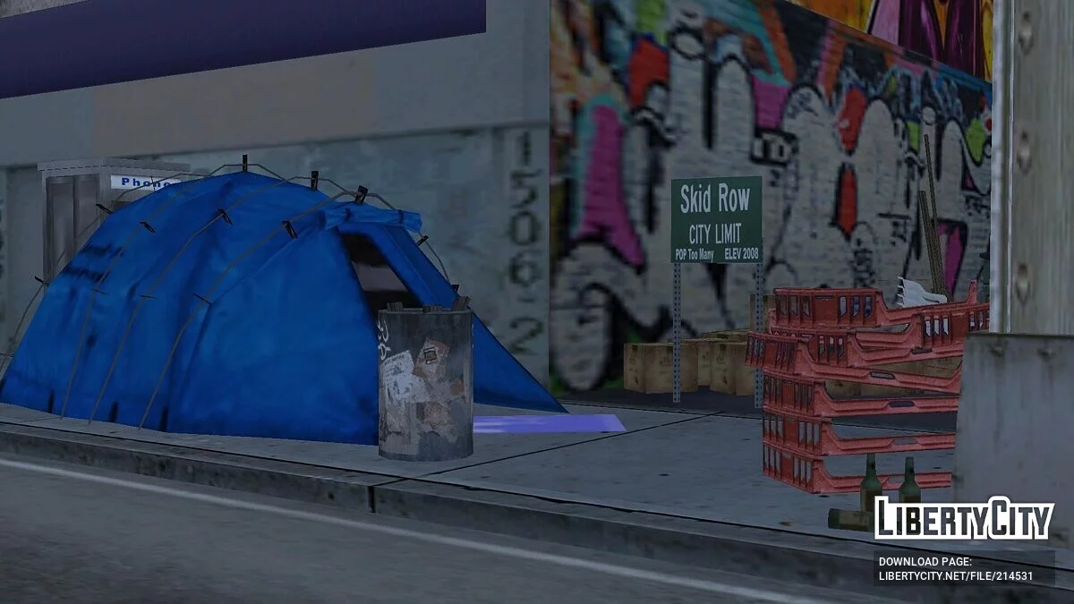 Chinatown, Little Tokyo and Skid Row / GTA San Andreas