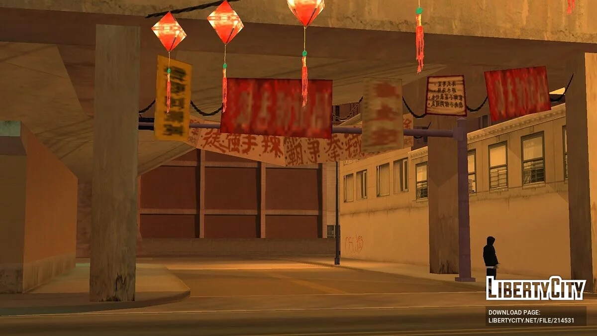 Chinatown, Little Tokyo and Skid Row / GTA San Andreas