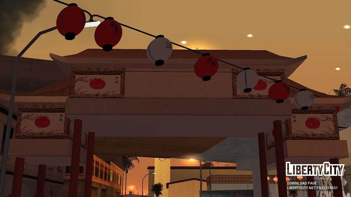 Chinatown, Little Tokyo and Skid Row / GTA San Andreas