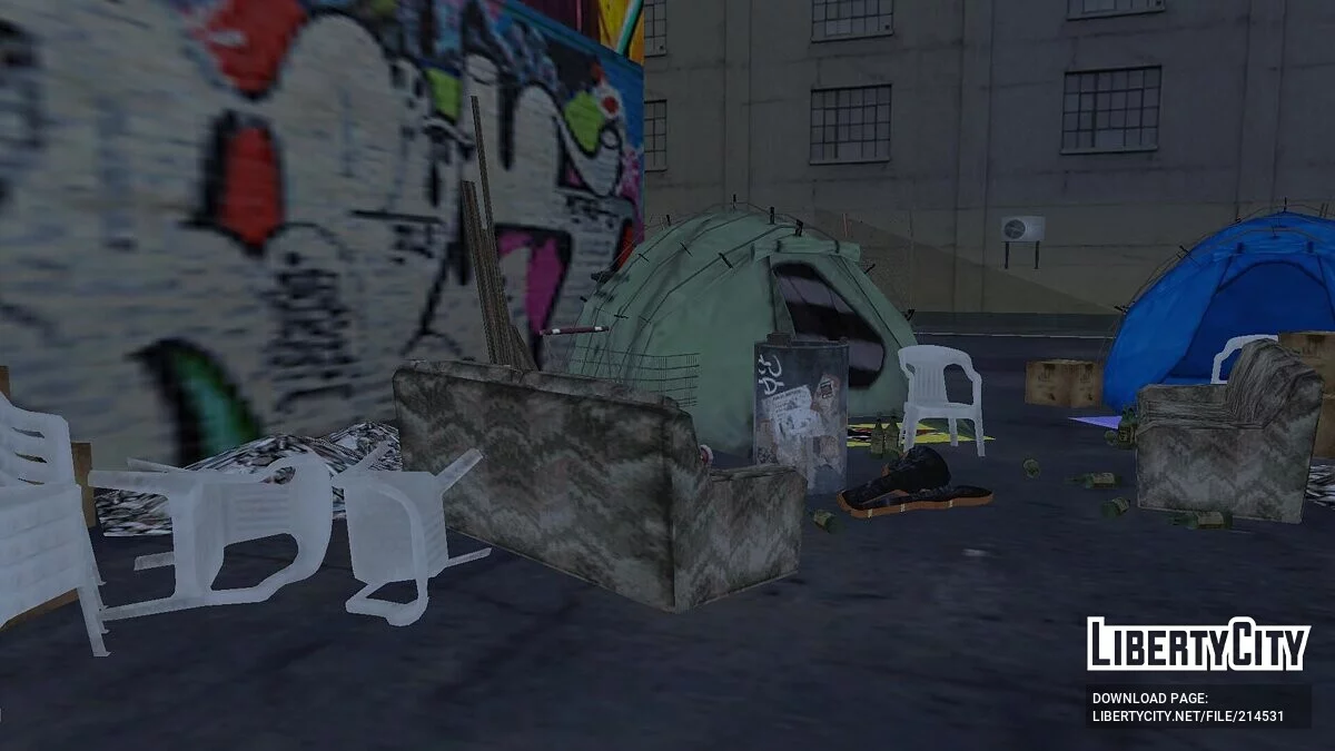 Chinatown, Little Tokyo and Skid Row / GTA San Andreas
