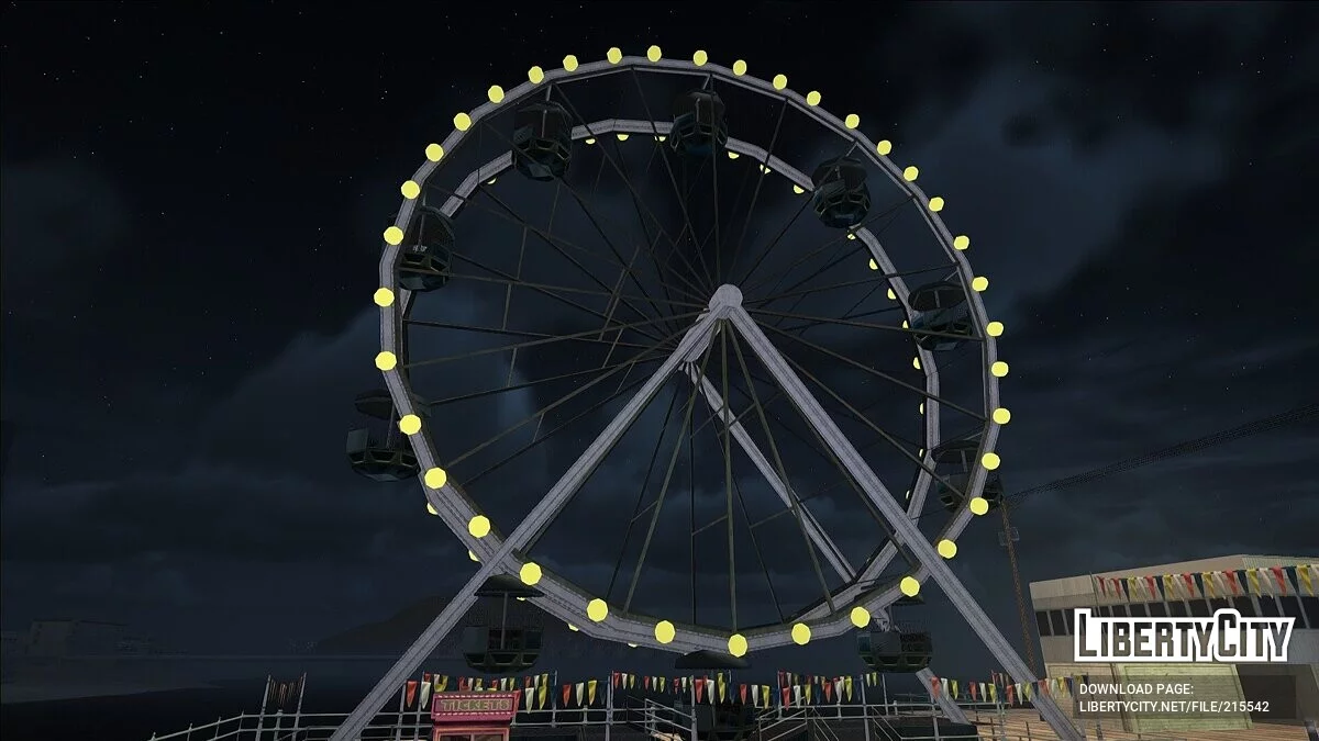 Neonbeleuchtung des Riesenrads / GTA San Andreas