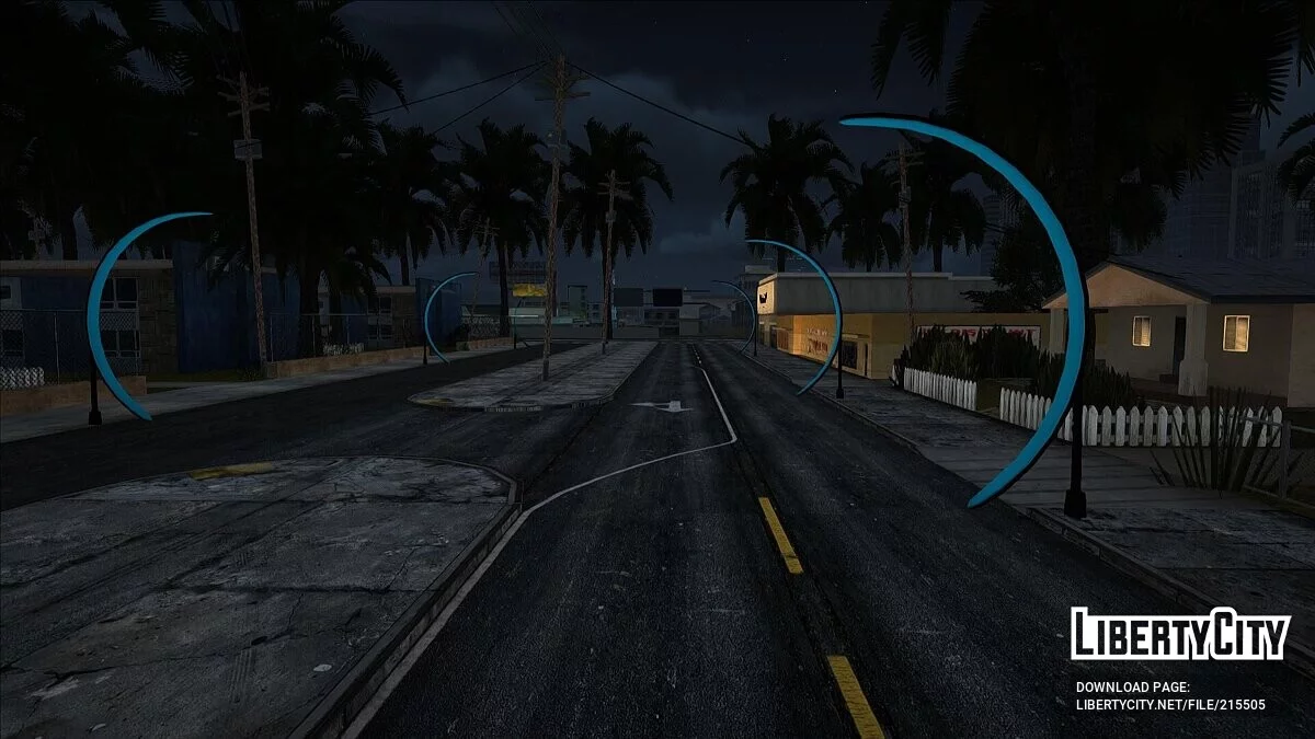 Gapura neon di Los Santos dan San Fierro / GTA San Andreas