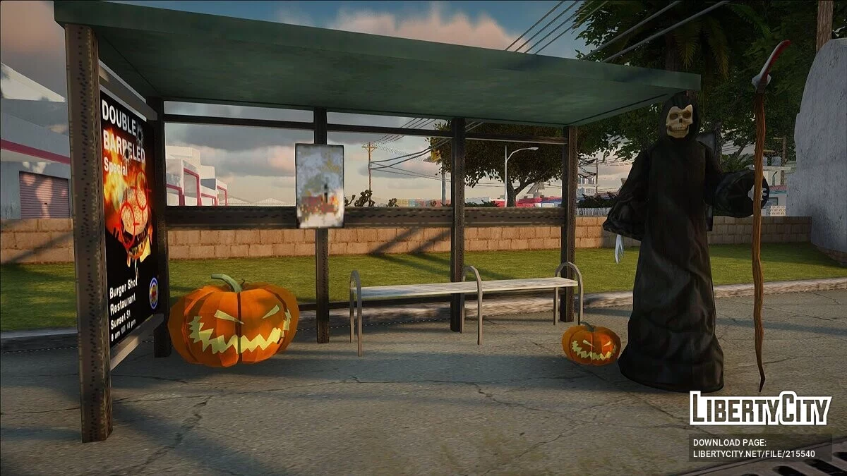 Halloween-Haltestelle / GTA San Andreas