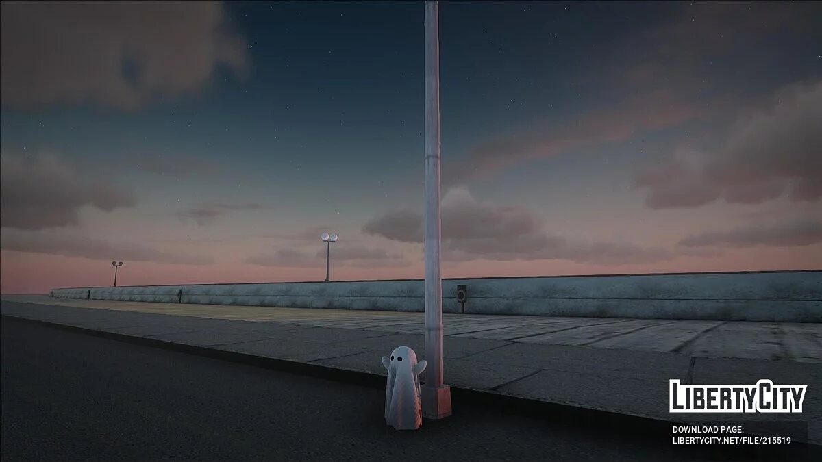Hantu di bawah tiang lampu / GTA San Andreas