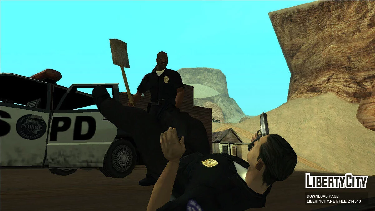 Покращення зброї у катсценах / GTA San Andreas