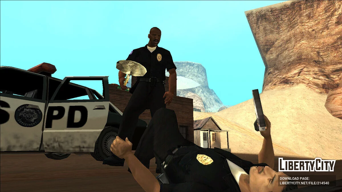 Покращення зброї у катсценах / GTA San Andreas