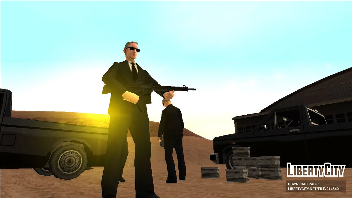 Покращення зброї у катсценах / GTA San Andreas