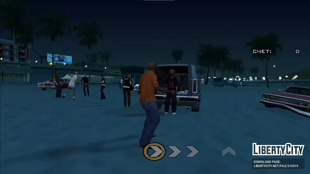 Mobil Versiyondan HD Dans Arayüzü / GTA San Andreas