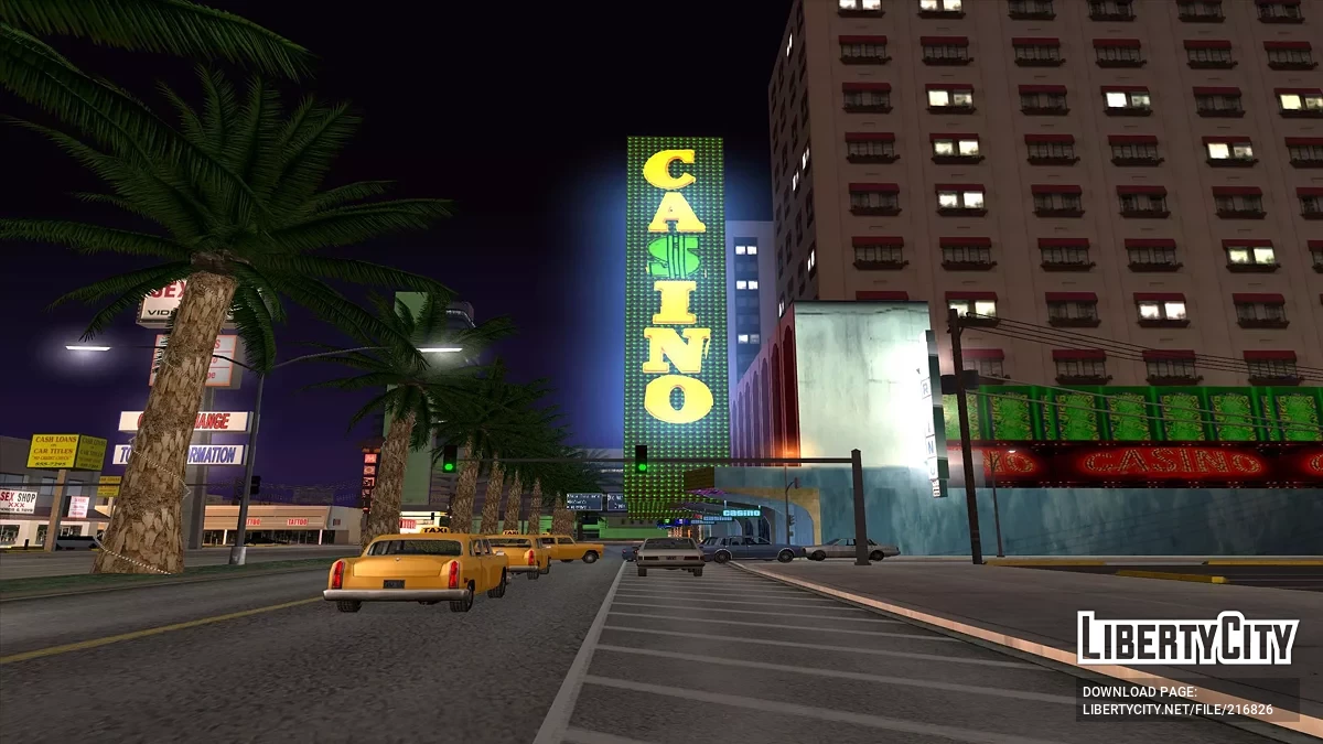 Improved textures for parks and signs / GTA San Andreas