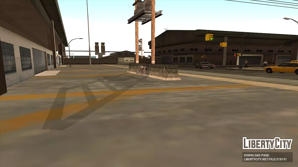 Straßenblockaden in guter Qualität / GTA San Andreas