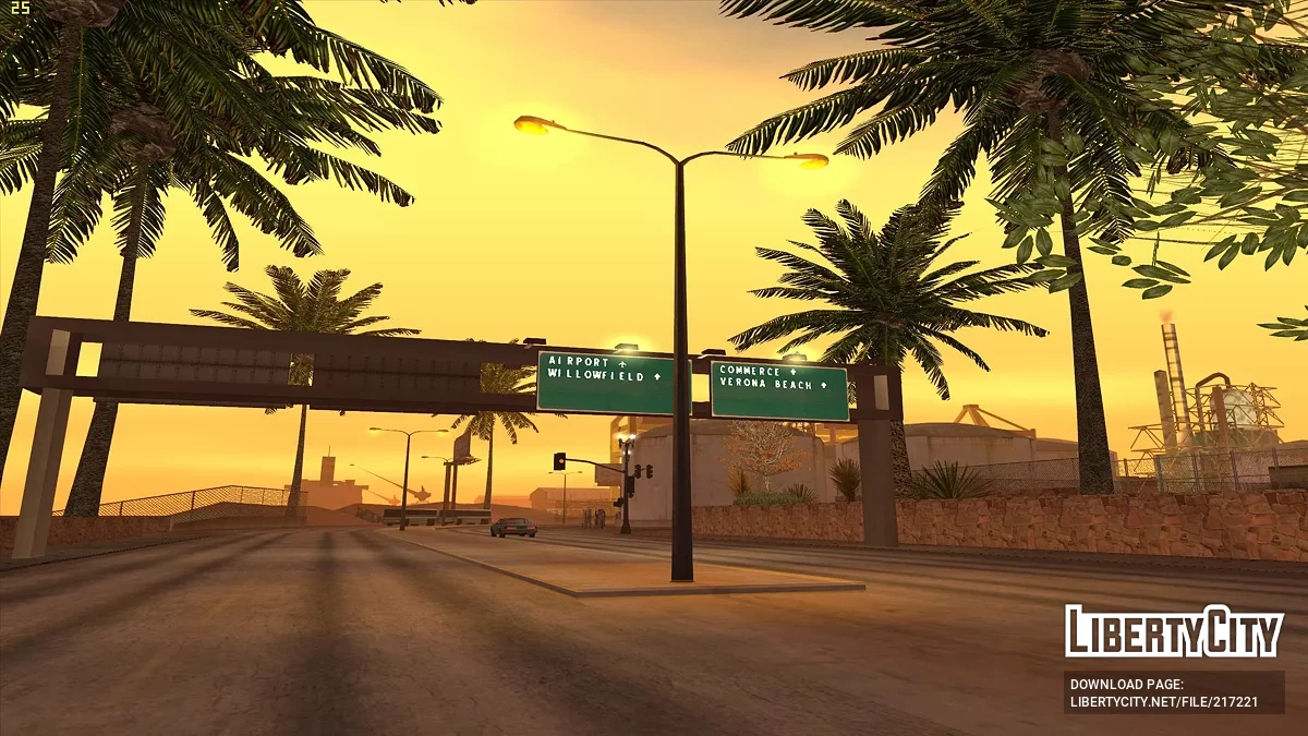 Słupy oświetleniowe i sygnalizatory w stylu GTA 5 / GTA San Andreas