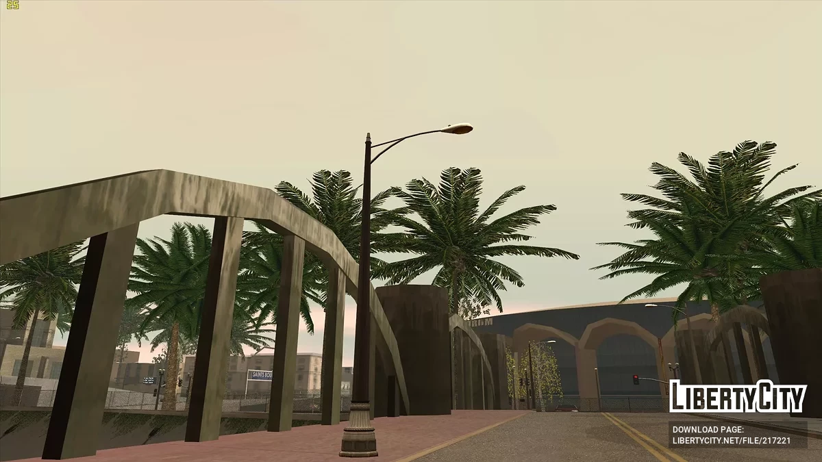 Słupy oświetleniowe i sygnalizatory w stylu GTA 5 / GTA San Andreas