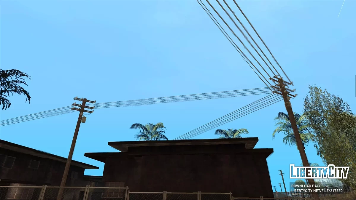 Електричні стовпи в HD / GTA San Andreas