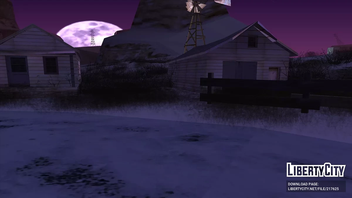 Aktualisierte Holzhäuser in der Wüste / GTA San Andreas