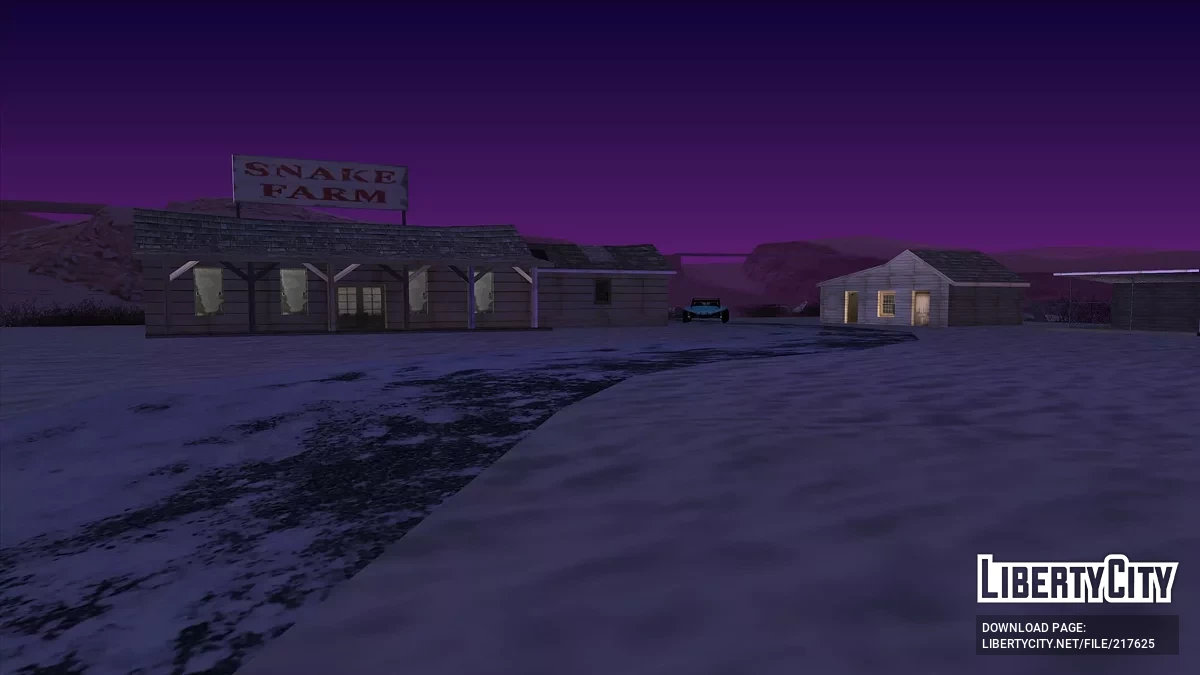 Aktualisierte Holzhäuser in der Wüste / GTA San Andreas
