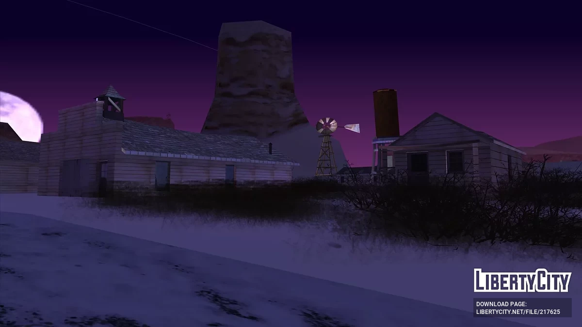 Aktualisierte Holzhäuser in der Wüste / GTA San Andreas