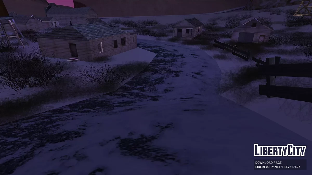 Aktualisierte Holzhäuser in der Wüste / GTA San Andreas