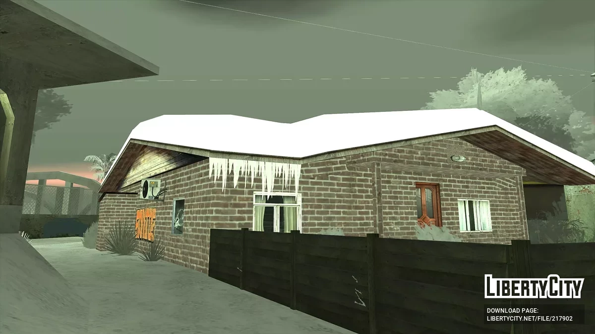 Pack de maisons d'hiver / GTA San Andreas