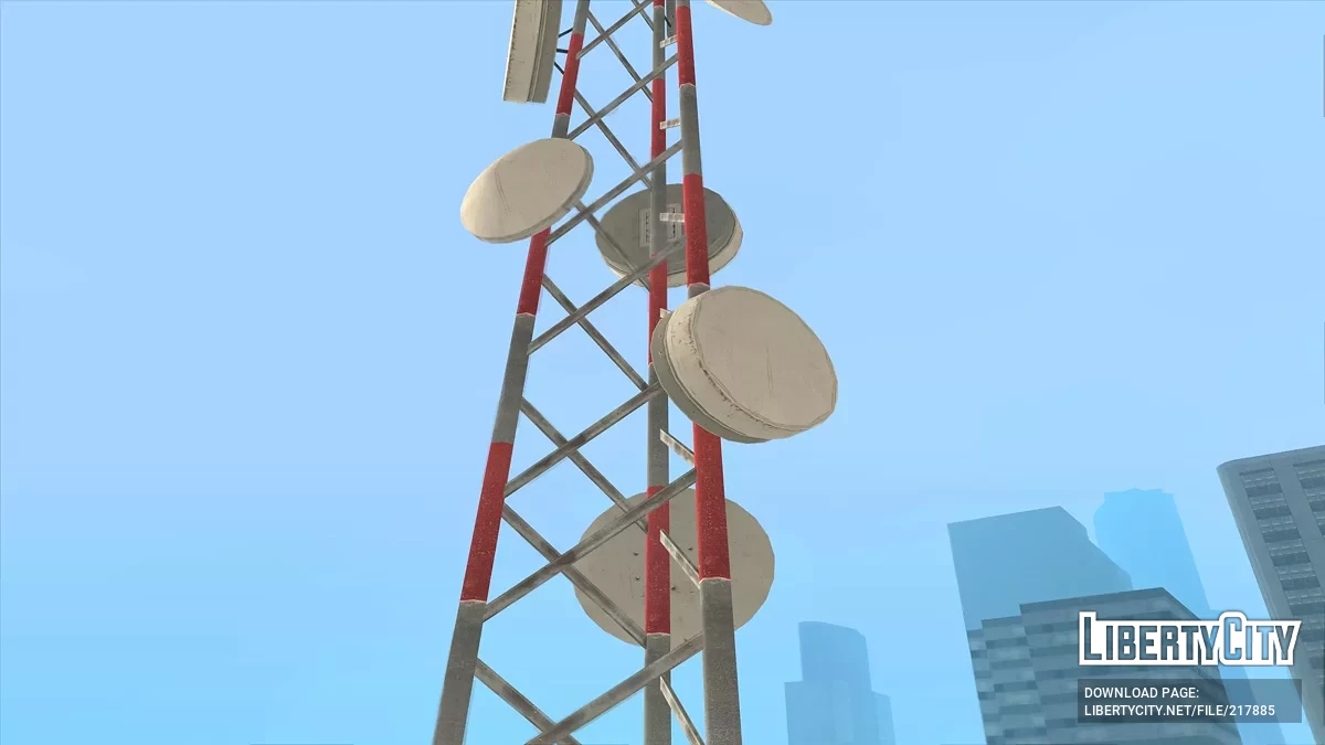 Wieża radiowa w HD / GTA San Andreas