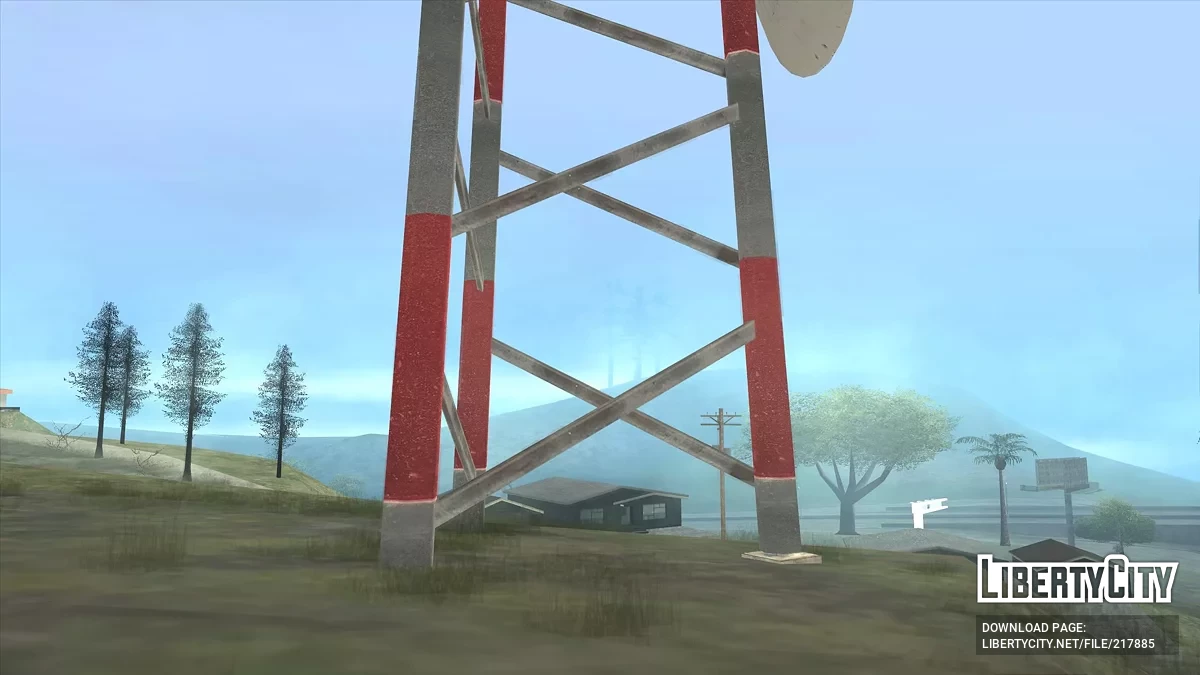 Wieża radiowa w HD / GTA San Andreas
