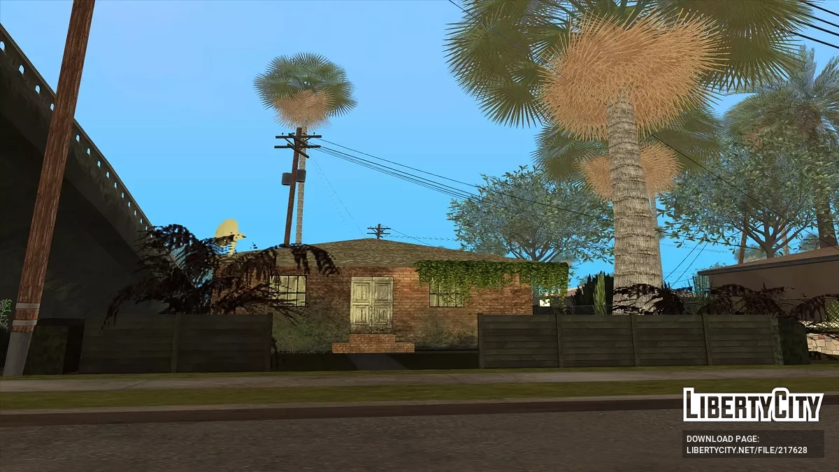 Zarośnięty dom na Grove Street / GTA San Andreas