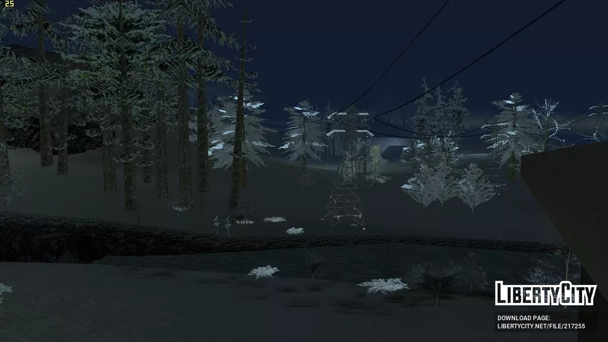 Cayó nieve - Snow Andreas Mod v1.0 / GTA San Andreas