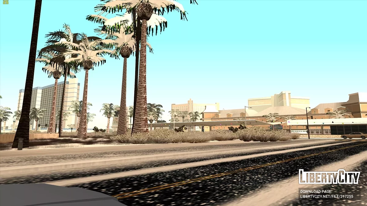 Cayó nieve - Snow Andreas Mod v1.0 / GTA San Andreas
