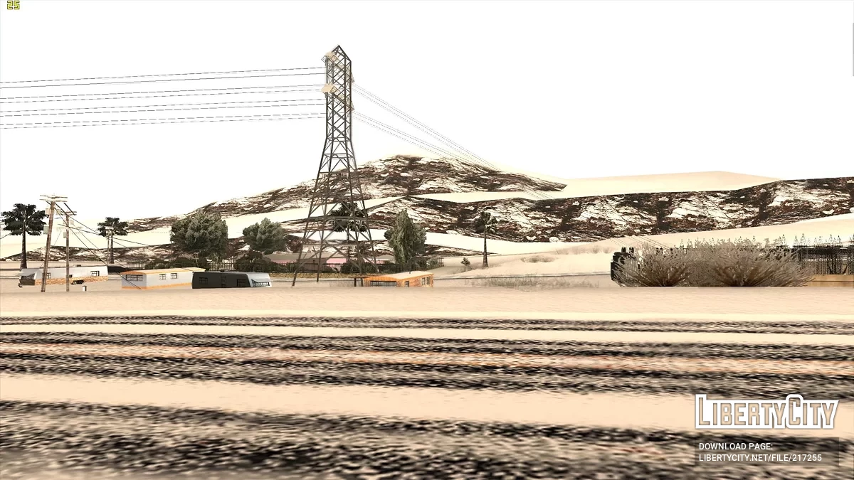 Cayó nieve - Snow Andreas Mod v1.0 / GTA San Andreas