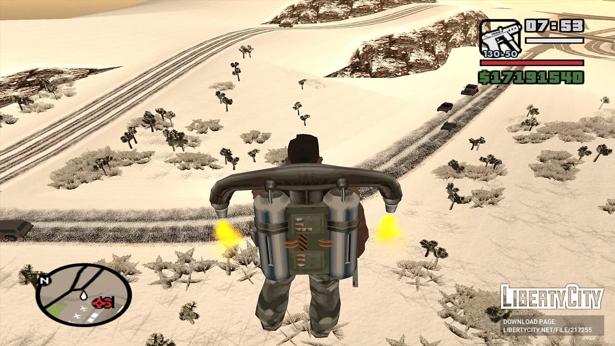 Cayó nieve - Snow Andreas Mod v1.0 / GTA San Andreas