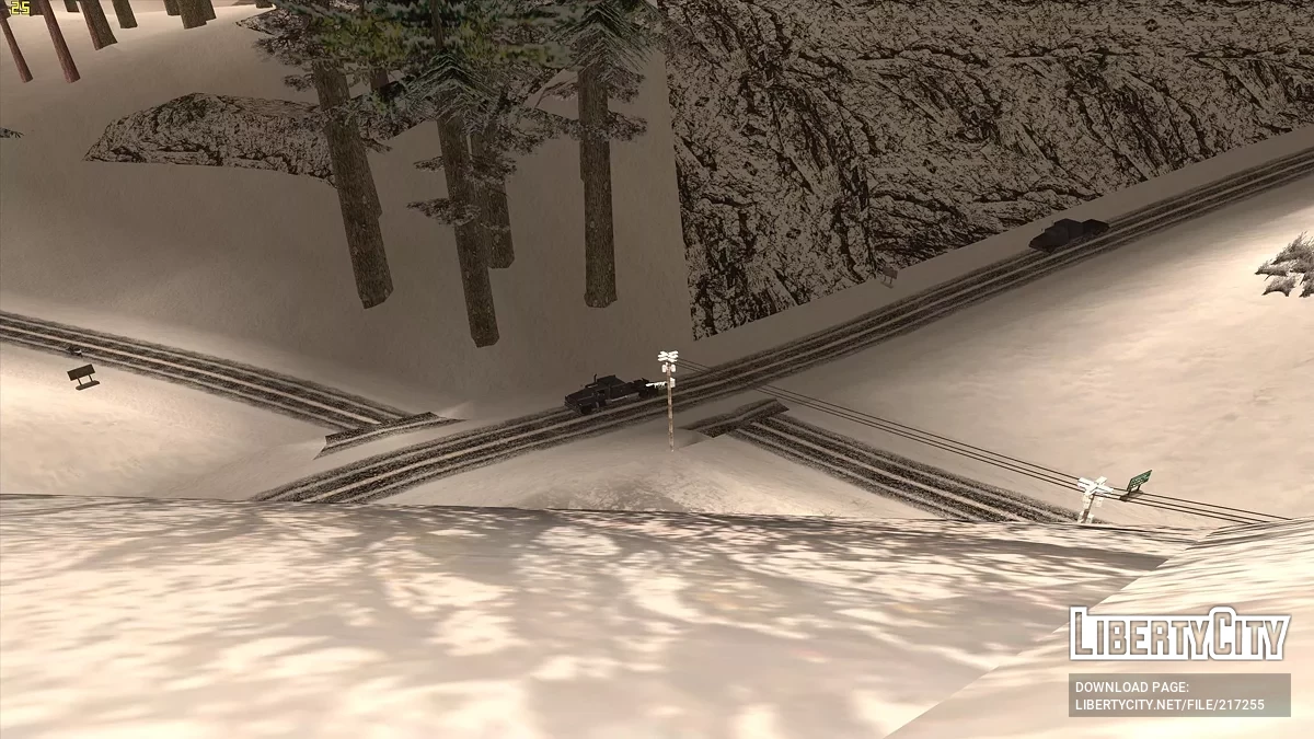 Cayó nieve - Snow Andreas Mod v1.0 / GTA San Andreas