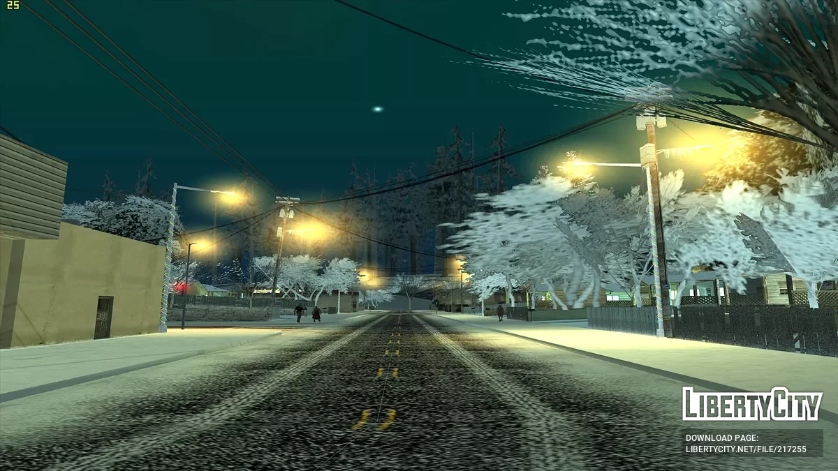 Cayó nieve - Snow Andreas Mod v1.0 / GTA San Andreas