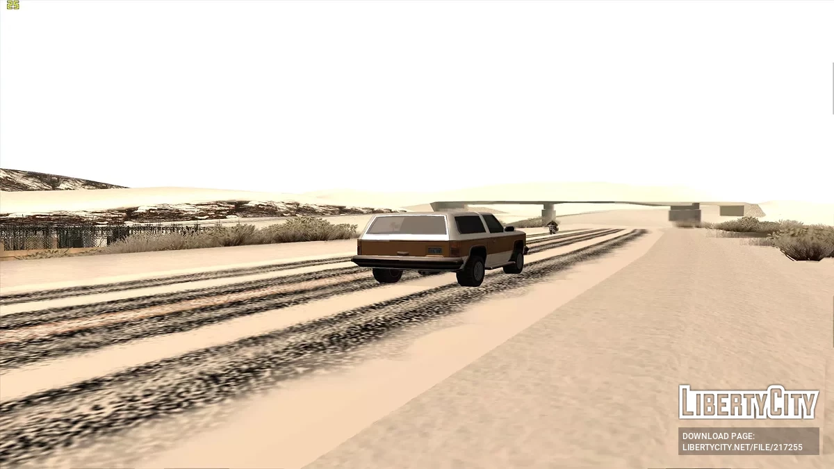 Cayó nieve - Snow Andreas Mod v1.0 / GTA San Andreas