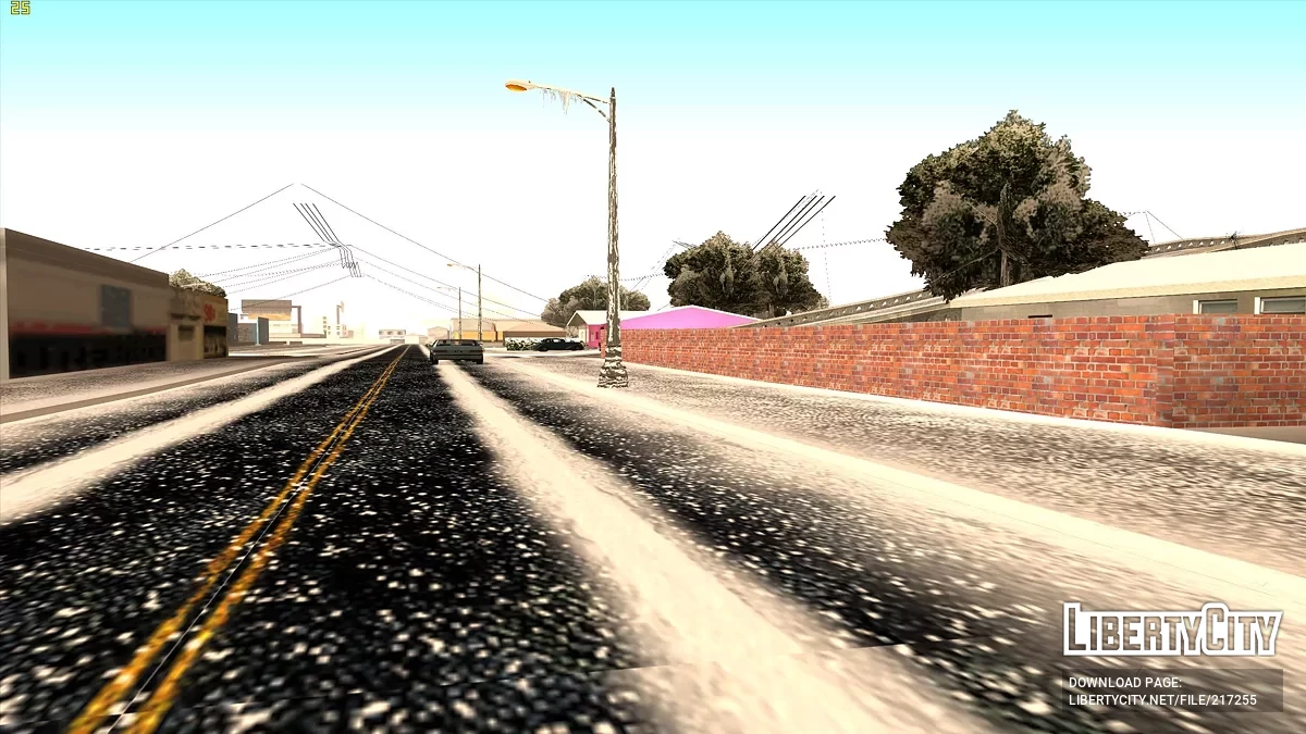 Cayó nieve - Snow Andreas Mod v1.0 / GTA San Andreas