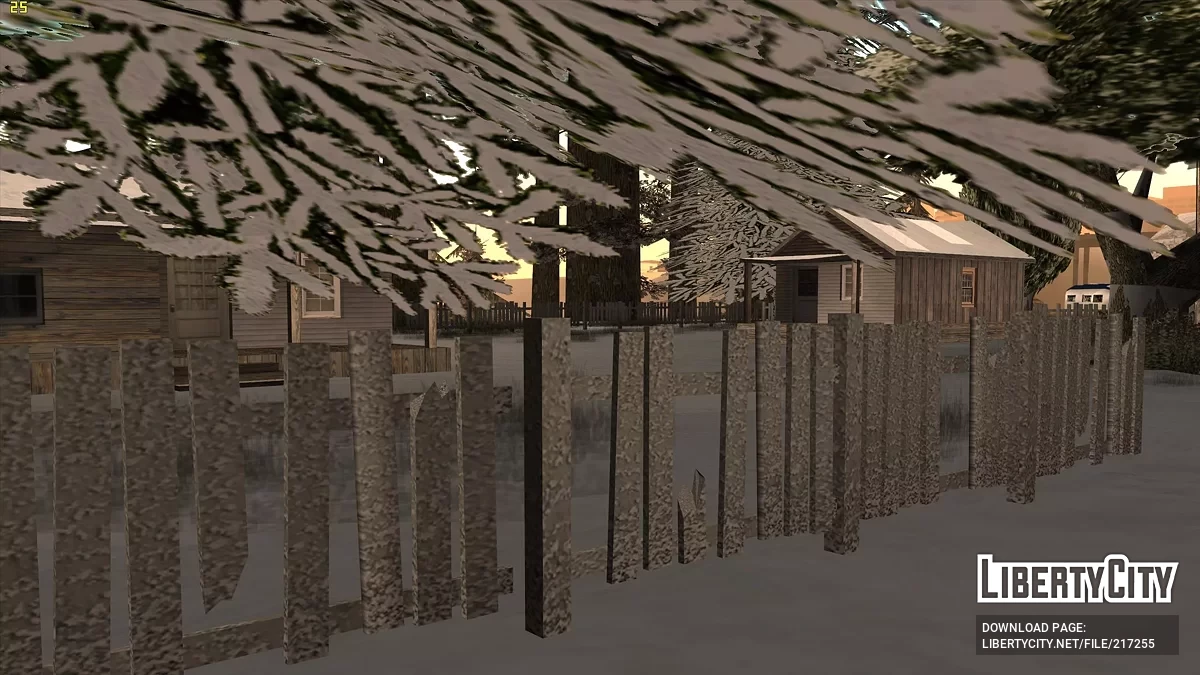 Cayó nieve - Snow Andreas Mod v1.0 / GTA San Andreas