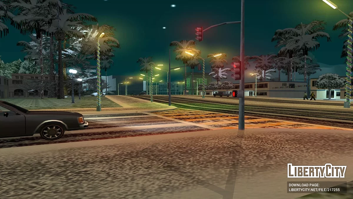 Cayó nieve - Snow Andreas Mod v1.0 / GTA San Andreas