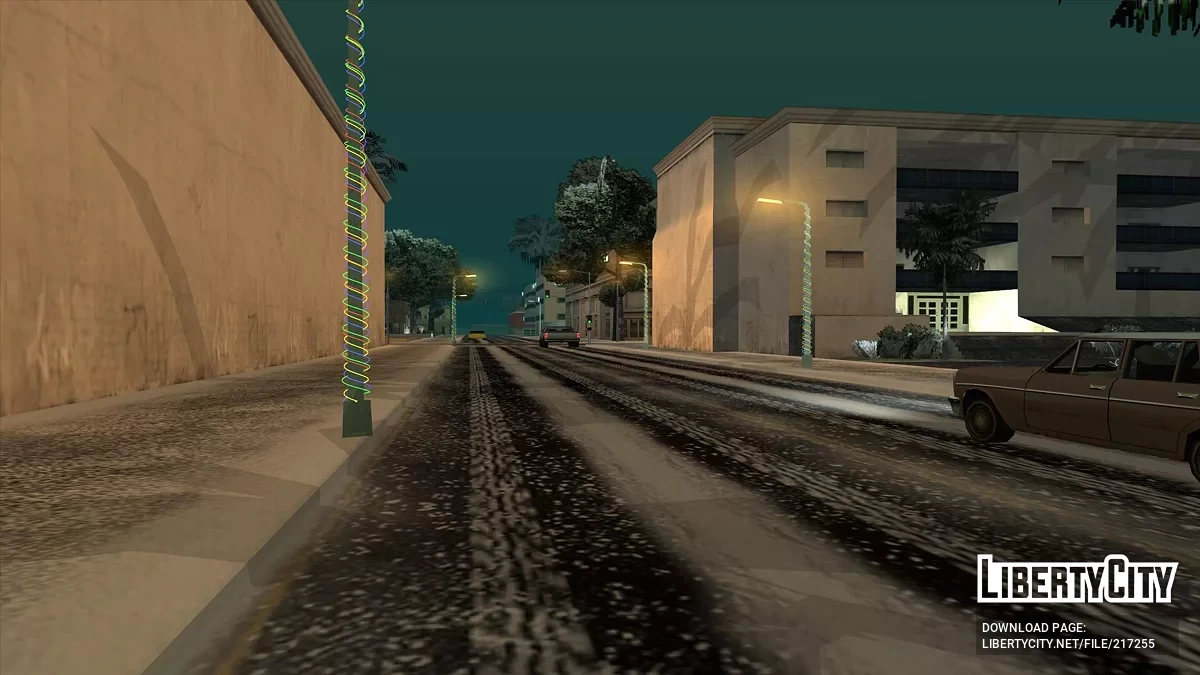 Cayó nieve - Snow Andreas Mod v1.0 / GTA San Andreas