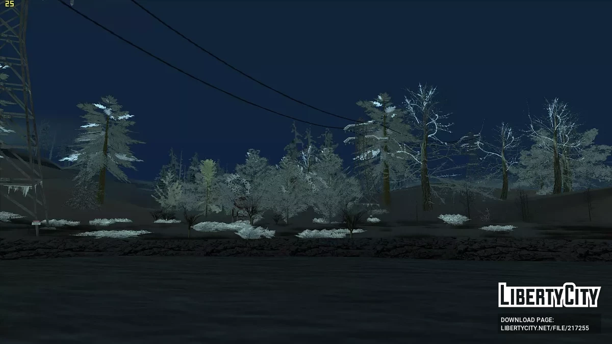 Cayó nieve - Snow Andreas Mod v1.0 / GTA San Andreas