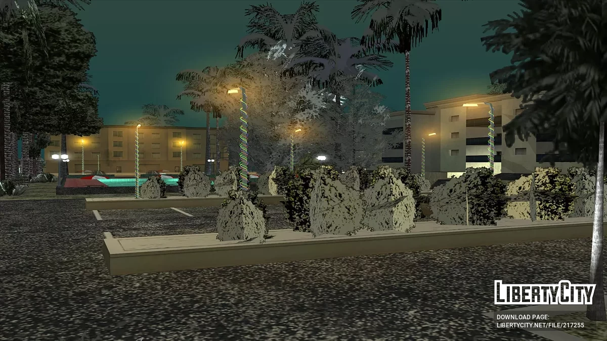 Cayó nieve - Snow Andreas Mod v1.0 / GTA San Andreas