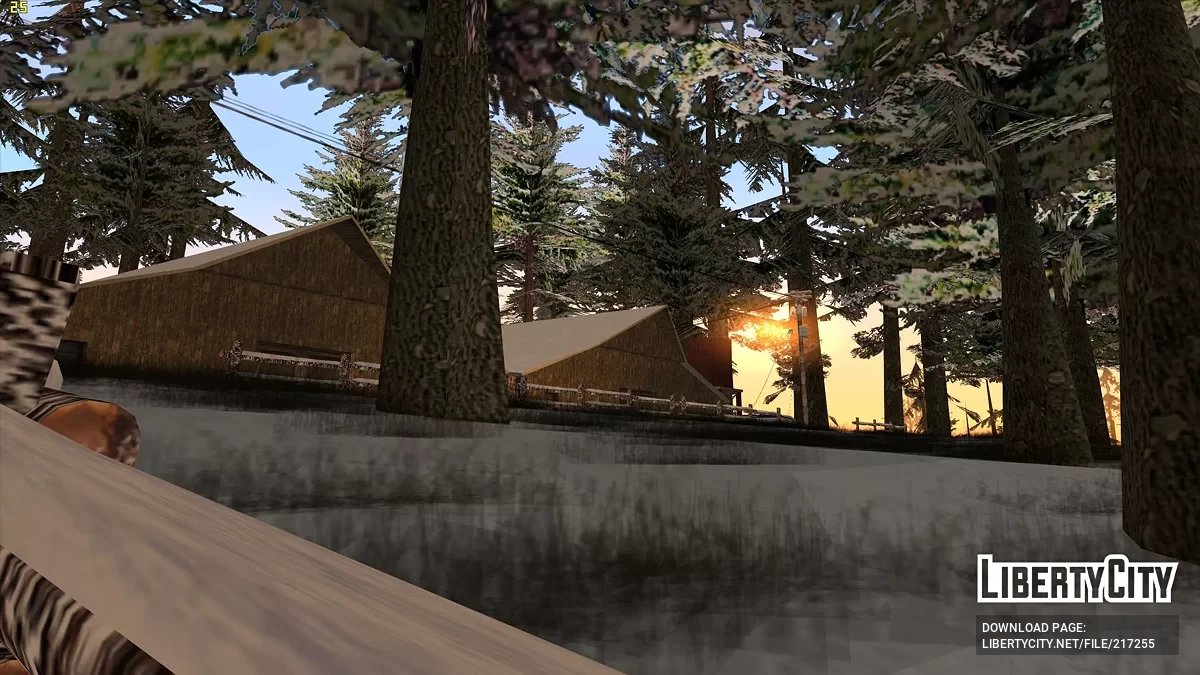 Cayó nieve - Snow Andreas Mod v1.0 / GTA San Andreas