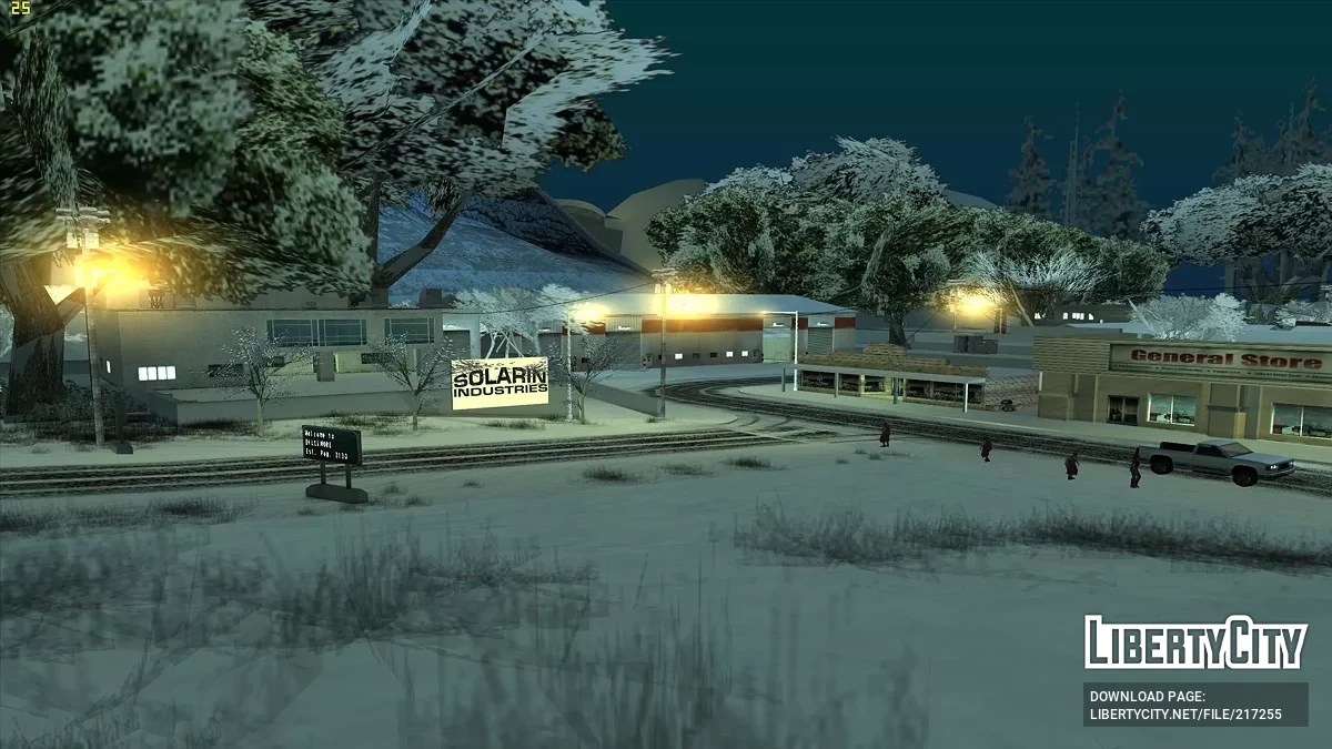 Cayó nieve - Snow Andreas Mod v1.0 / GTA San Andreas