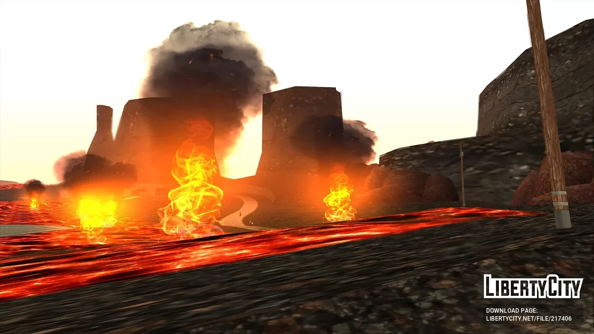 拉斯维加斯中的熔岩和焦土 / GTA San Andreas