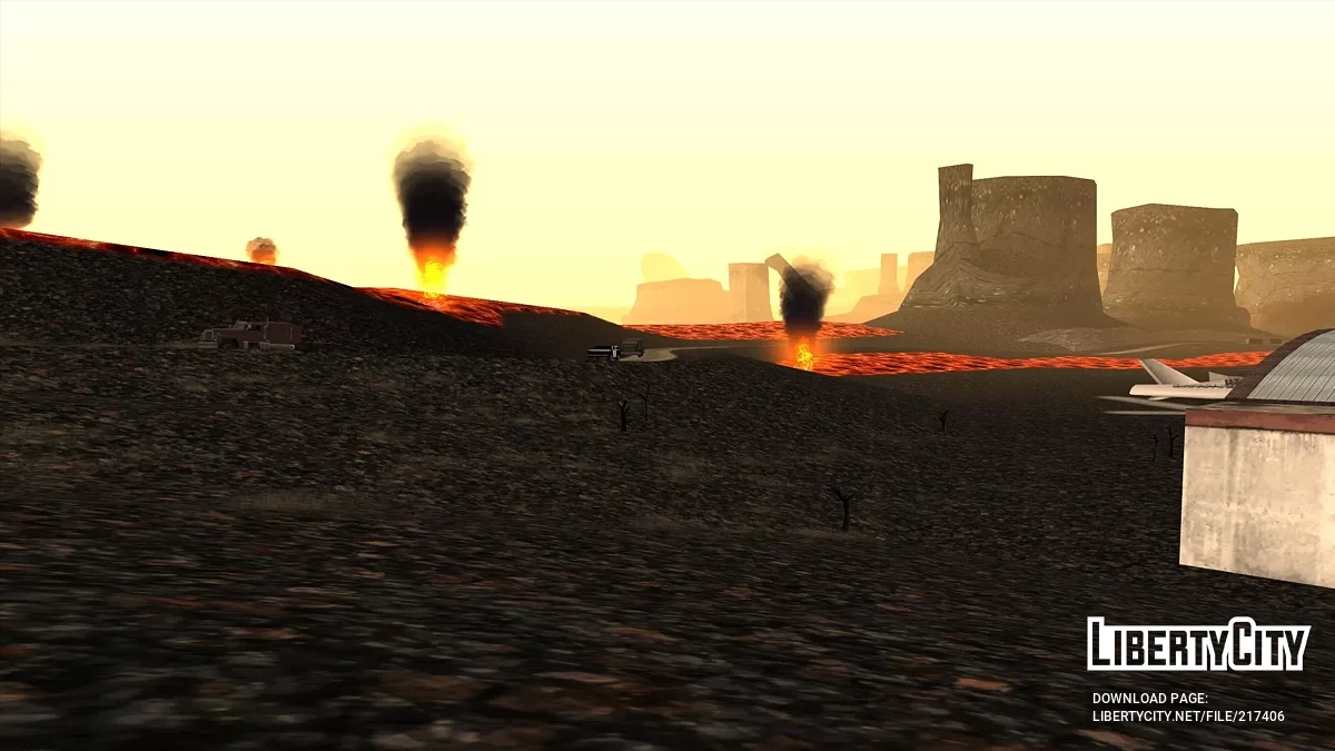拉斯维加斯中的熔岩和焦土 / GTA San Andreas