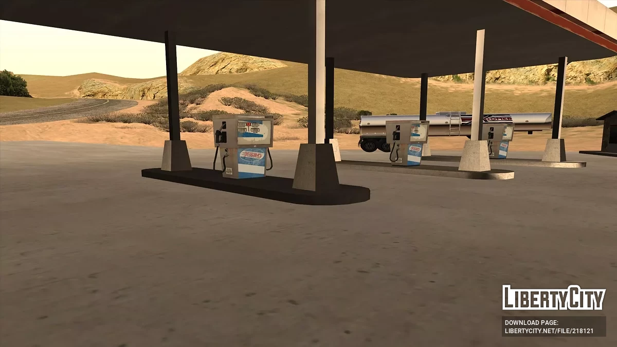 Desert Gas Stations / GTA San Andreas