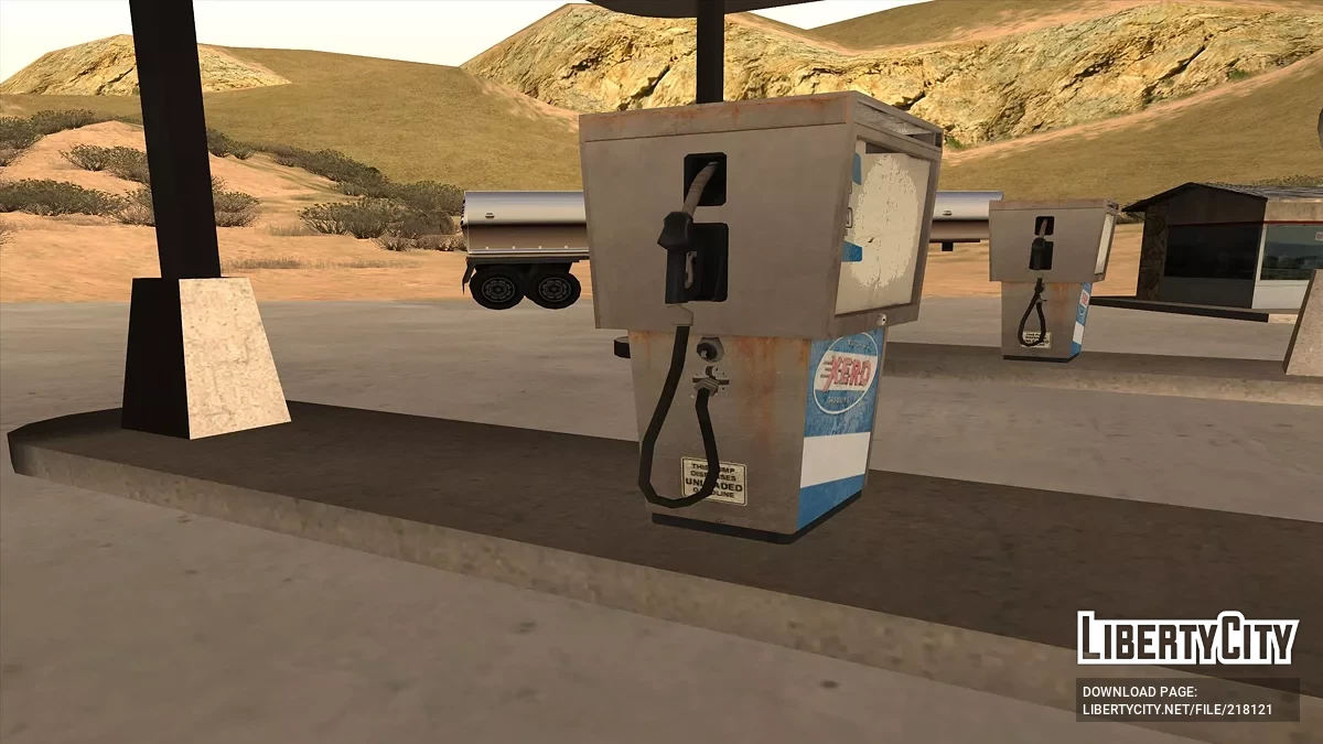 Desert Gas Stations / GTA San Andreas