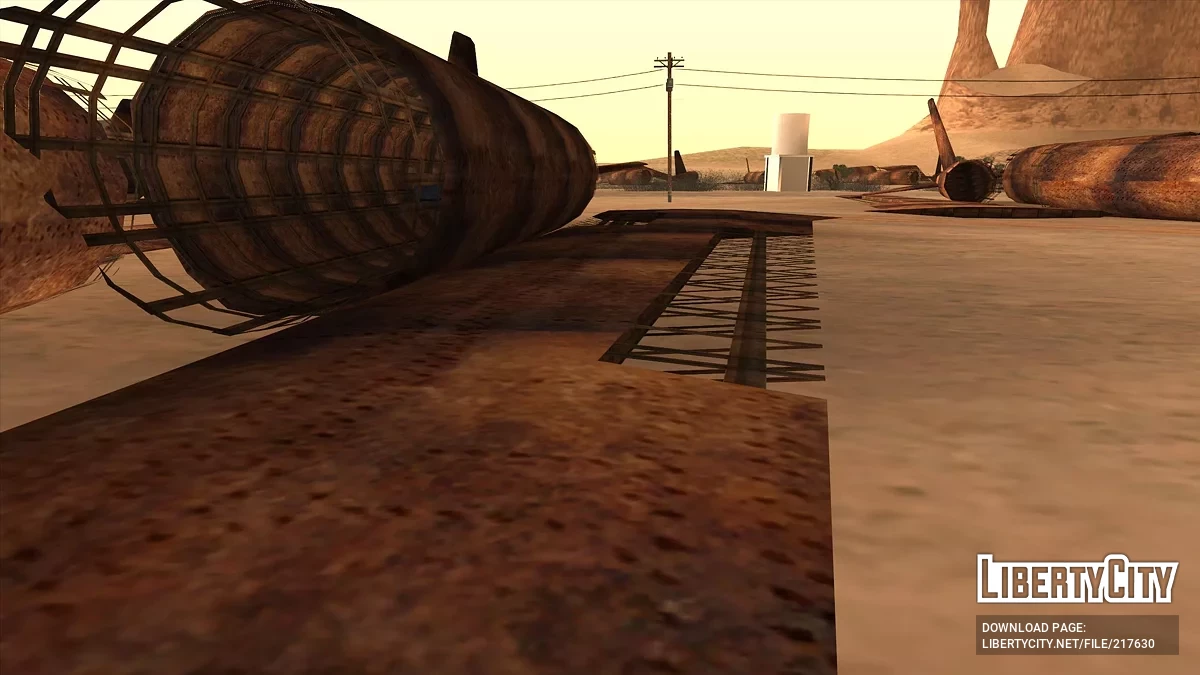Іржаві літаки в пустелі / GTA San Andreas